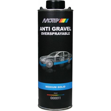 MoTip Steinschlagschutz Medium Solid Schwarz Exzellente Haftung 1000ml (1/5)