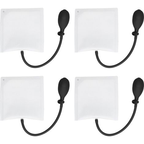 Set di 4 pompe di allineamento pneumatico a posizionamento rapido, portata di 200 kg ciascuna, sacco a cuneo gonfiabile, pompa a cuneo pneumatico multiuso per installazione su porte e finestre.