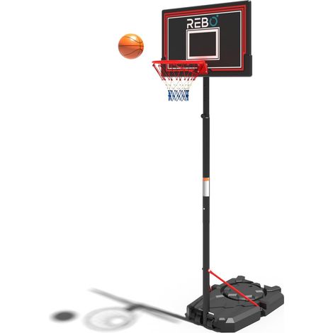 Freestanding Portable Basketball Hoop with Stand - Medium (230cm - 305cm)