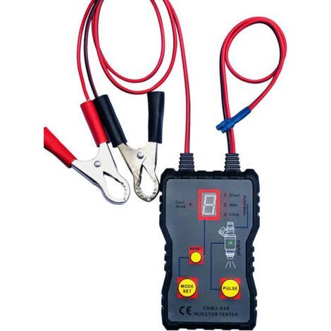 Automatischer 12-V-Kraftstoffeinspritzdüsentester, 4 Impulsmodi, Diagnosegerät für das Kraftstoffdrucksystem von Kraftfahrzeugen, Reinigungsset, mehrfarbig (1/4)