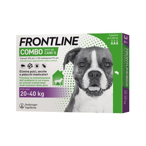 FRONTLINE COMBO 20-40 KG CANI GRANDI 3 PIPETTE- FRONTLINE- 1,0 pz