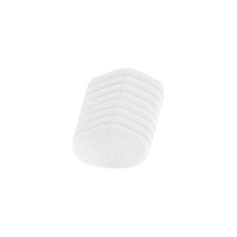 Confezione da 8 panni di ricambio lavabili per spazzola Polti Vaporetto Vaporforce PAEU0332 per SV440, SV450, Smart 100 T - Crezuo