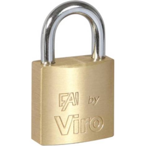 12 x VIRO 552 LUCCHETTO FAI ARCO 25MM OTTONE