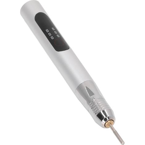 Mini meuleuse électrique rechargeable à vitesse variable, polisseur à ongles lithium 5V, graveur électrique portatif, outil de ponçage et gravure, brosse à polir, modèle trio avec batterie intégrée (1/5)