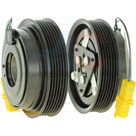 Embrayage magnétique, pour compresseurs de climatisation ACAUTO AC-06SD15 NISSAN