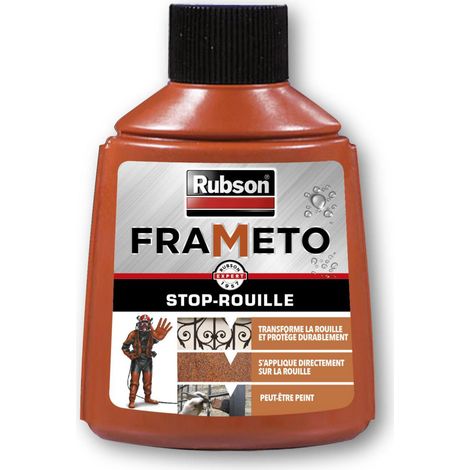Rubson – Traitement antirouille Frameto 90 ml – Protection métal contre rouille – Temps de séchage 24h – Nettoyage à l'eau savonneuse