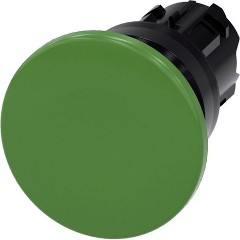 Siemens 3SU10001BD400AA0 3SU1000-1BD40-0AA0 Bouton-poussoir coup de poing collerette plastique bouto