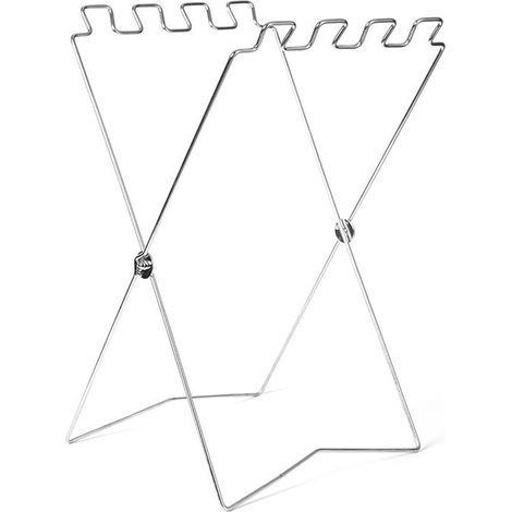 (Couleur : Argent) Poubelle d'extérieur, support de poubelle pour le camping et les activités de plein air (1/5)