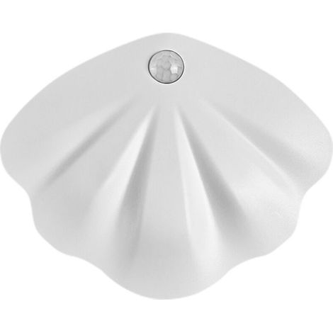 Magnetische Wandleuchte für den Innenbereich mit Batteriebetrieb, Bewegungsmelder, variabler Helligkeit, 3 Farbtemperaturen, farbiges Nachtlicht, USB-aufladbar, Weiß (1/5)