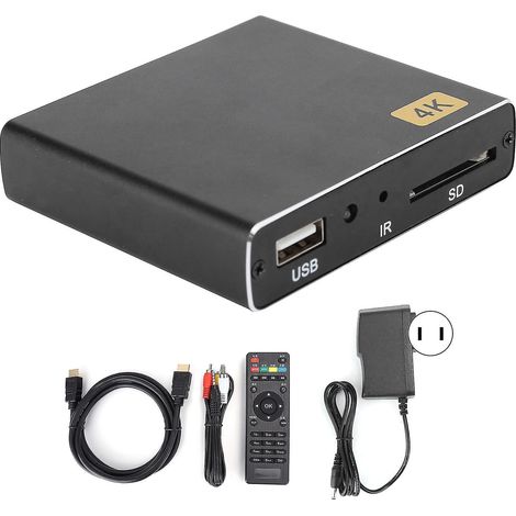 Haute définition 4K, compatible avec les modes paysage et portrait avec lecture en boucle automatique. Lecteur multimédia recommandé : 100-240 VUS. (1/5)
