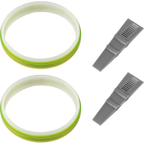 2 Rolls Car Wrapping Tape Vinyl Wrap Tape 5M Vinyl Wrapping Tool Kit for Car Wrapping Vinyl Film Cutting Lines and Decorative Strips (1/5)