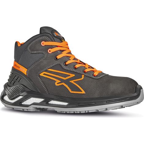 Scarpe antinfortunistiche alte U-Power Jordan S3 SRC CI ESD-43 - Antracite - 43