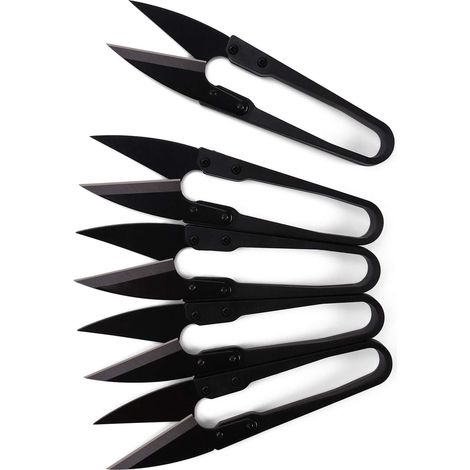 Ciseaux de taille pour bonsaï, sécateur pour bourgeons et feuilles, lot de 5, cisailles de jardin pour plantes, sécateur pour fleurs, sécateur en acier inoxydable pour la taille des bourgeons et des b (1/5)