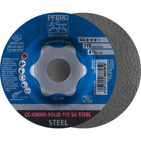 Millstone Cc-Grind®-Solid, Sg-Acciaio, Ø 115 Mm, Velocità Max. 13 300 Giri / Min (1/5)