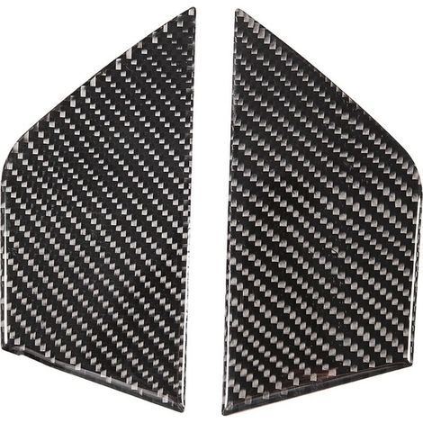 Car interior door decoration panel, 2 pieces, made of flexible genuine carbon fiber, suitable for Mercedes W204 07-13 (1/5)