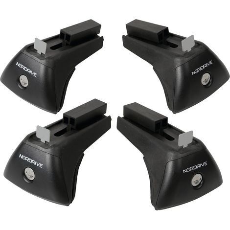 Evos IS (In-Rail Steel), kit 4 piedi per barre acciaio