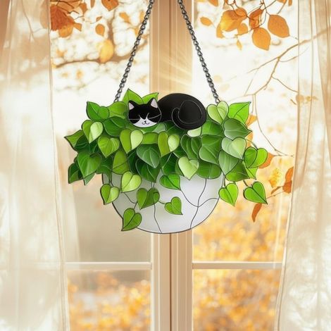 Porte-Fenêtre Acrylique Plat Attrape Soleil Suncatcher Déco 20CM (1/5)