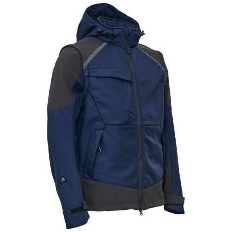 Veste softshell WORKING XTREME Gr.M marine/noir (1/2)