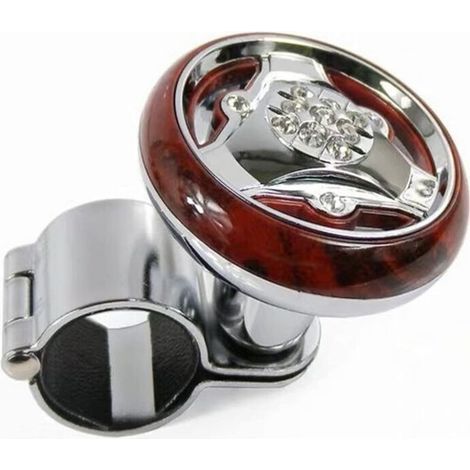 Universal Car Truck Steering Wheel Assist Knob Ball Spinner Tractor Handle - Plating (1/3)