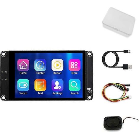 Placa de desarrollo ESP32-S3 de 4 pulgadas con WiFi, Bluetooth, pantalla inteligente, módulo TFT y pantalla táctil compatible con Xiaozhi. (1/5)