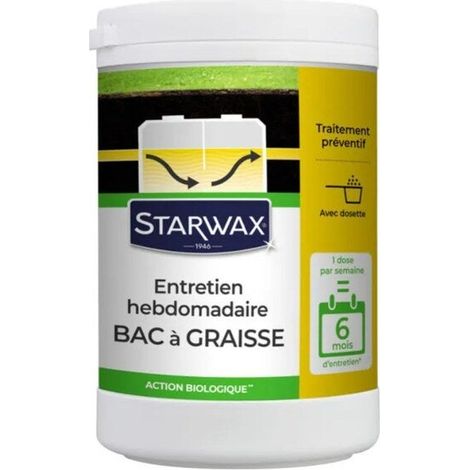 Manutenzione settimanale del vassoio del grasso 6 mesi 750G STARWAX