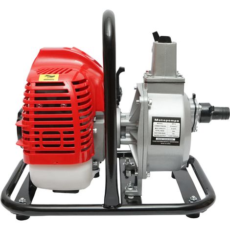 Motopompa a benzina 1,5 HP, 1 tol, portata 6,5 m3/h, profondità 8 m, altezza 30 m Breckner Germany (1/5)