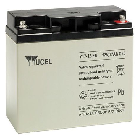 Batterie plomb étanche Y17-12FR Yuasa Yucel 12v 17ah