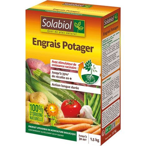Gemüsegarten-Dünger 1,5 kg - Solabiol