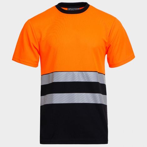 T-shirt réfléchissant PRISMA HV, orange/noir, DP0052, n.2XL (1/5)