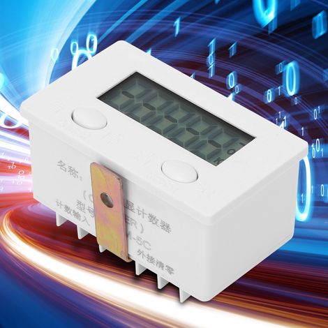 Compteur numérique BERM BEM-5C, affichage LCD 5 chiffres (0 à 99 999) - Compteur électronique (1/5)
