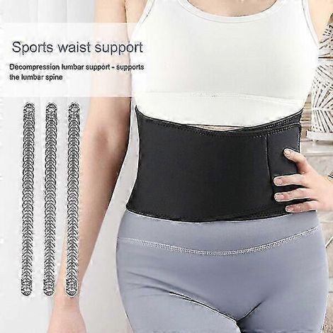Support lombaire de sport, disponible en plusieurs tailles, ressort à mémoire de forme pour un soutien stable (1/5)