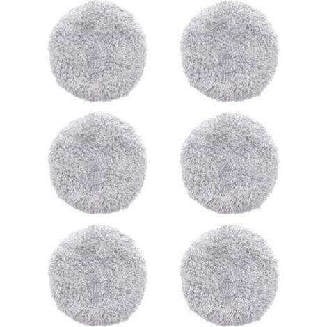 6 pieces de remplacement de chiffon de vadrouille lavable pour HOBOT 168/188 Robot de nettoyage de vitres tampons de vadrouille en microfibre accessoires reutilisables (1/4)