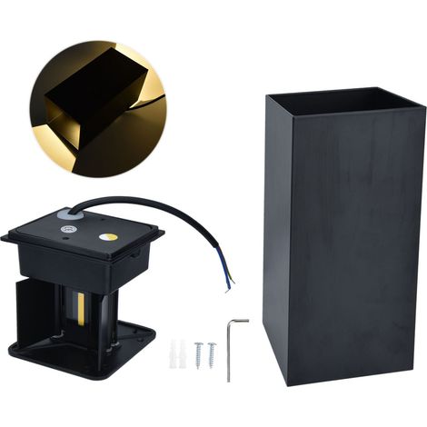 Elegante und moderne LED-Wandleuchte mit korrosionsbeständiger Oberfläche und sanftem, blendfreiem Licht (1/5)