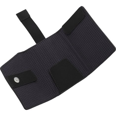 Portefeuille minimaliste en cuir noir, porte-cartes de crédit et porte-monnaie, portefeuille multifonction portable pour hommes et femmes.