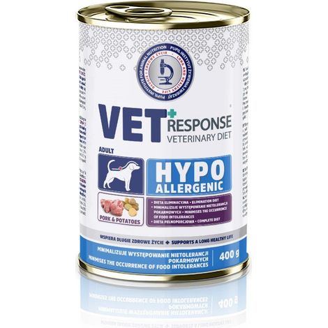 VET RESPONSE Hypoallergenic wiep.karma dla psa 400g (1/4)