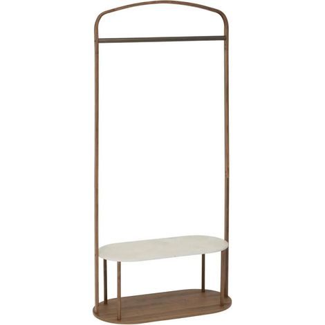 Portant à Vêtements "Côme" 165cm Marron (1/4)