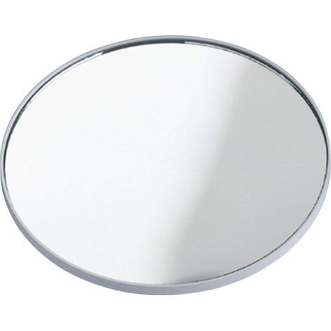 Wenko 3660010100 Specchio Ingranditore per Cosmesi, Materiale Plastico, 11,9 x 0,7 x 11,9 cm, Cromo