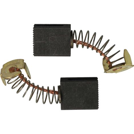 vhbw 2x Carbon Brush 17 x 13.5 x 6.2 mm compatible with Güde GRK 210/300, 250/300, 250/500 miter saw (1/4)
