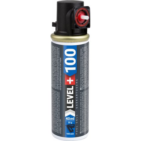 LEVEL+ Gaskartusche 100mm 40ml Fuel Cell Ersatzgas für Nagler L+100 - 1 St.