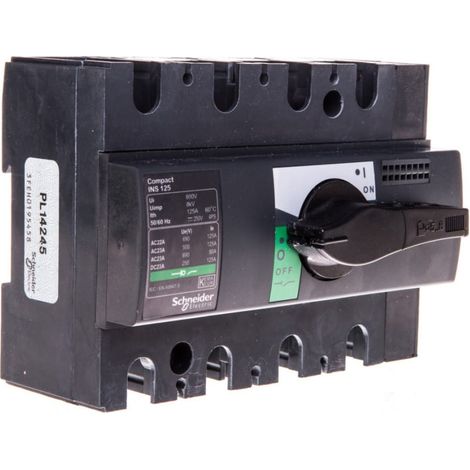 Interrupteursectionneur Interpact INS125 3P 125 A - 28910