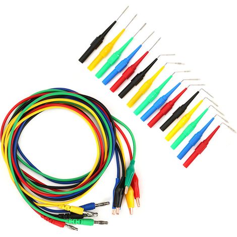 P1920 Bananenstecker-Prüfleitung mit Prüfspitzenset. Zum Anschluss an einen 4-mm-Bananenstecker für elektrische Prüfungen. (1/5)