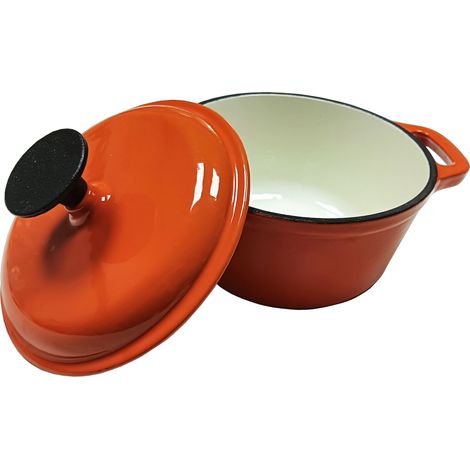 TALOX Cocotte en fonte émaillée Ø18cm (2,8l) SK-A18