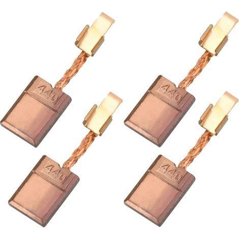 4Pcs Balais de Charbon en Cuivre Brosse À Charbon Outil Charbons pour perceuses pour MAKITA CB-440/ CB-448 CB-436/195021-6/194427-5/194159-4 18V BHP458 BHP454 (1/5)