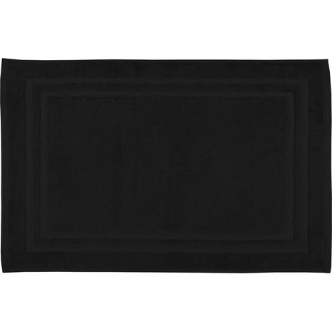 Tapis de bain en coton 45 x 70 cm Lilas noir