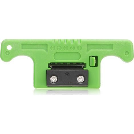 Dénudeur de fibres, outil de dénudage Longitudinal à 5 canaux, coque en PVC, lame en acier, conception à couvercle ouvert, dénudeur de câbles Portable (1/5)