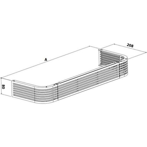 Grille d'aspiration pour ventilo-convecteur 2,7 kW