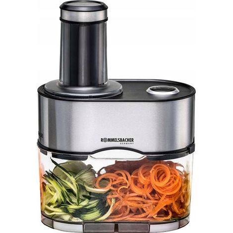 Rommelsbacher EGS 80 cortafiambres negro compacto y potente (1/5)