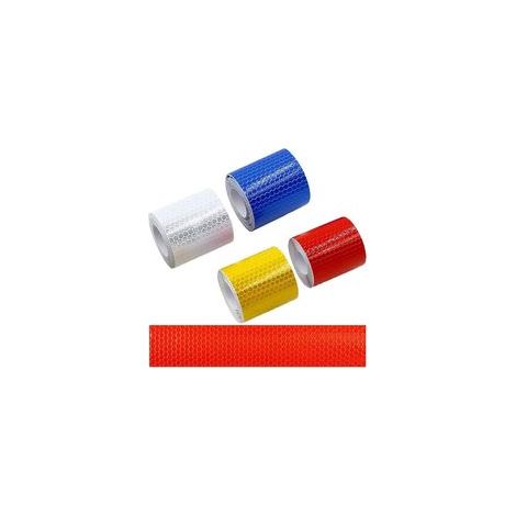 4 Pcs Bande Réfléchissante Auto-Adhésives,Autocollant Réfléchissant Avertissement Sécurité Réfléchissant Auto-Adhésives Avertissement Bande Visibilité Ruban Sécurité Autocollant Bande Visibilité Nuit (1/5)