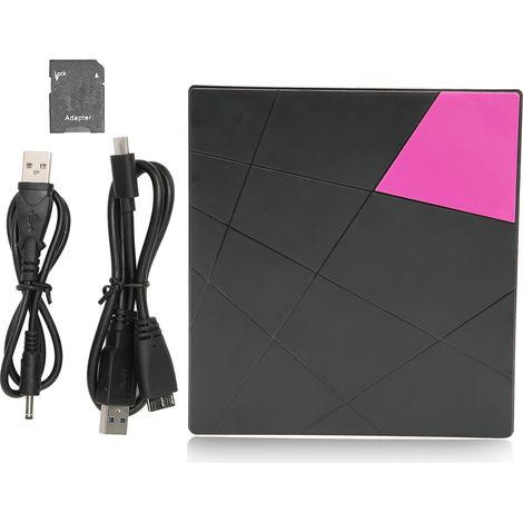 Lecteur DVD Externe USB 3.0 5Gbps, Graveur CD/DVD Ultra Mince, Plug & Play pour PC Portable et Bureau (1/5)