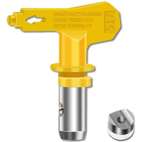 Buse Airless Buse Pistolet Airless Haute Pression et Résistance Thermique Lot de 6 Joints Buses Airless Compatible avec Pistolets à Peinture Graco Titan Wagner etc (Tapez 515,517,519,521,523,525),de D